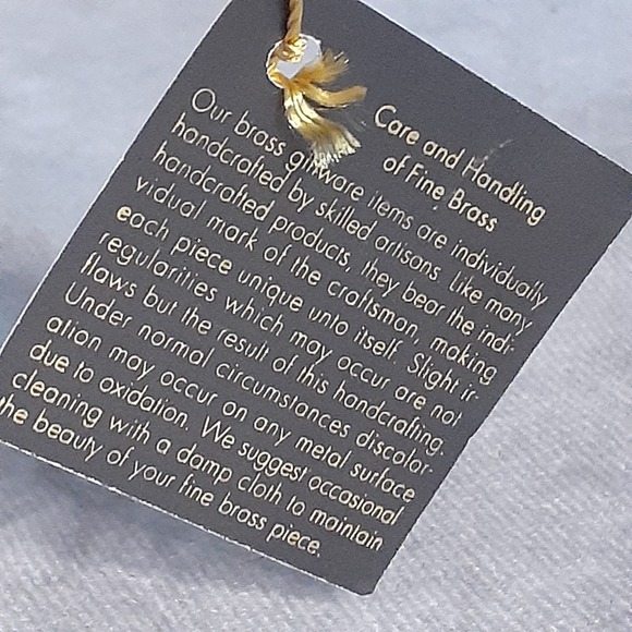 Partylite 3 Piece Brass 3 Arm Candlestick‎ Holder with Box Screw Connections - Picture 10 of 10